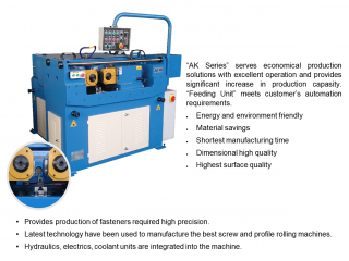 AK-40 Thread and Profile Rolling Machine